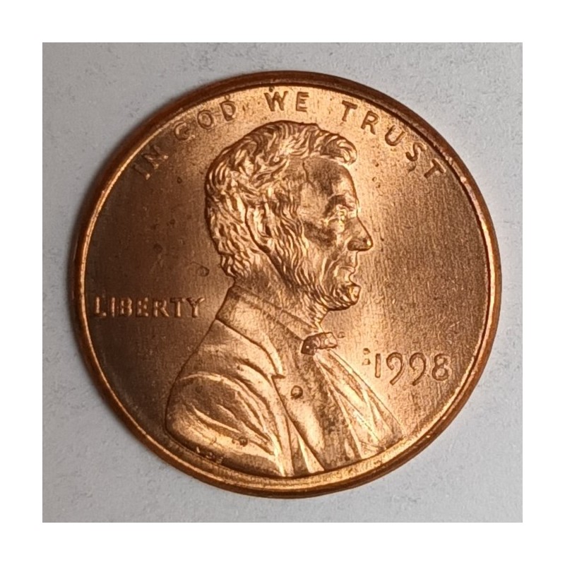 USA - KM 201 - 1 CENT - LINCOLN SMALL CENT - 1998 - MEMORIAL