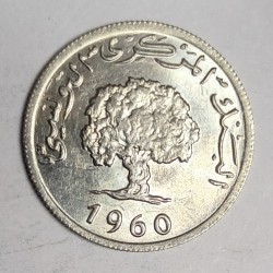 TUNISIA - KM 281 - 2 MILLIMES 1960