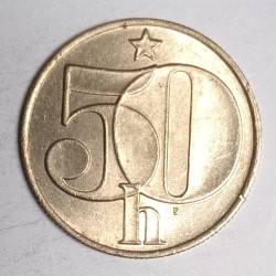 CZECHOSLOVAKIA - KM 89 - 50 HALERU 1989