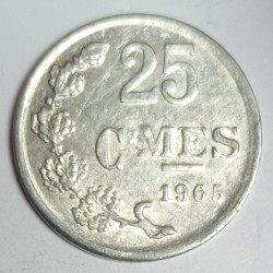 LUXEMBOURG - KM 45a - 25 CENTIMES 1965