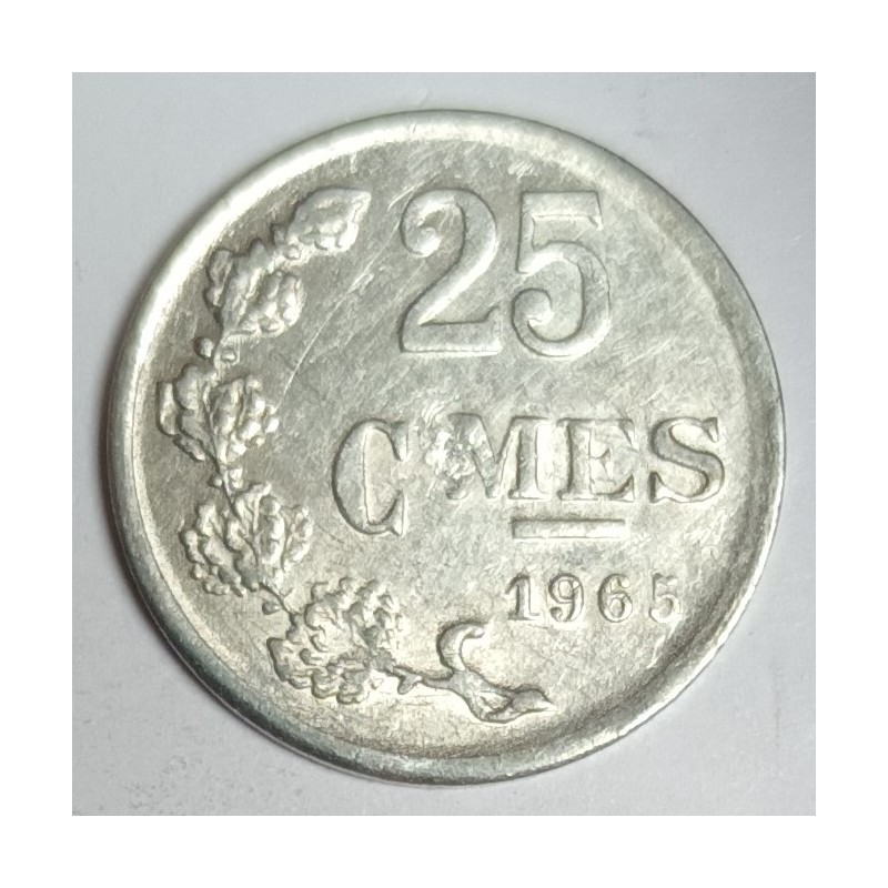 LUXEMBOURG - KM 45a - 25 CENTIMES 1965