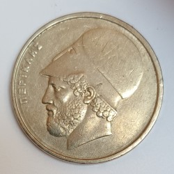 GRÈCE - KM 133 - 20 DRACHMES 1984 - PERICLES