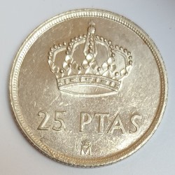 ESPAGNE - KM 824 - 25 PESETAS 1983 - JUAN CARLOS I