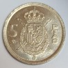 ESPAGNE - KM 807 - 5 PESETAS 1975(80) - JUAN CARLOS I