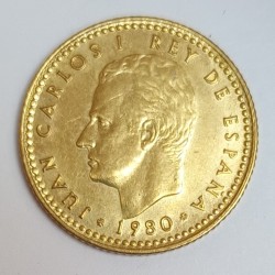 ESPAGNE - KM 816 - 1 PESETA 1980 - 80 Dans l'étoile