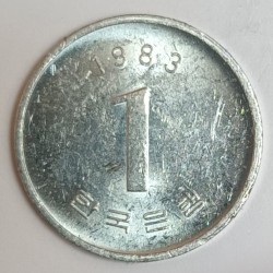 SOUTH KOREA - KM 31 - 1 WON 1983