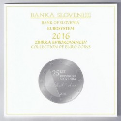 SLOVENIE - COFFRET EURO BRILLANT UNIVERSEL 2016 - 10 PIECES (8.88 euros)