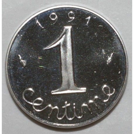 FRANKREICH - KM 928 - 1 CENTIME 1991 TYP WEIZENKOLBEN