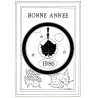 FRANC-MACONS - BONNE ANNEE 1986 - CARTE NUMERO 125/175