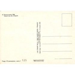 FREEMACONS - HAPPY NEW YEAR 1986 - CARD NUMBER 125/175