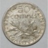 GADOURY 420 - 50 CENTIMES 1906 - TYPE SEMEUSE - KM 854