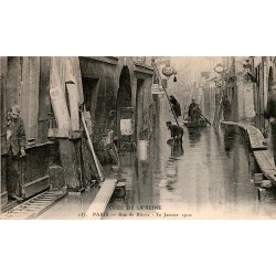 Kommitat 75 - PARIS - Überschwemmungen 1910 - Bièvre strasse