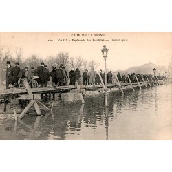 Kommitat 75 - PARIS - Überschwemmungen 1910 - Esplanade des Invalides