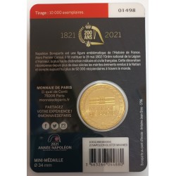 Komitat 75 – PARIS – NAPOLEON BONAPARTE – 200 JAHRE – Paris Mint – EX.1498/10000 – 2021