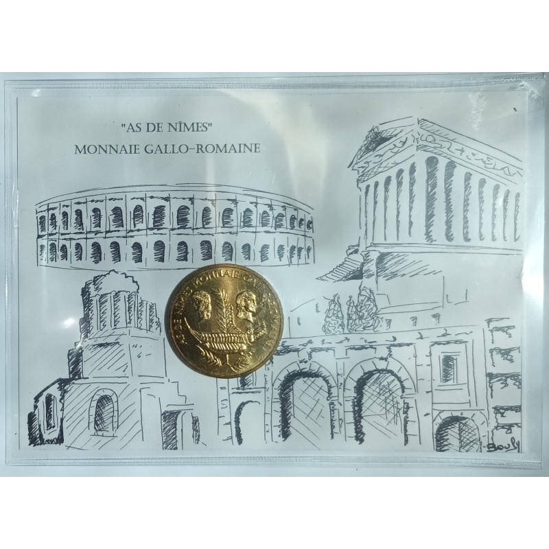 COUNTY 30 - NIMES - 'AS OF NIMES' - GALLO-ROMAN CURRENCY - Paris Mint