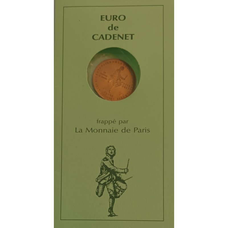 84 - VAUCLUSE - CADENET - EURO DES VILLES - 20 EURO 1996 - ANDRE ESTIENNE - LE TAMBOUR D'ARCOLE