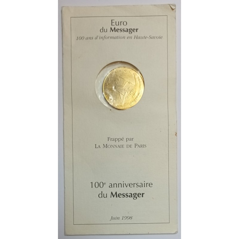 84 - VAUCLUSE - CADENET - EURO DES VILLES - 20 EURO 1996 - ANDRE ESTIENNE - LE TAMBOUR D'ARCOLE