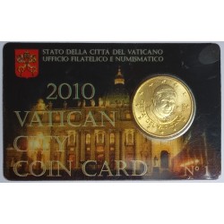 VATICAN - KM 460 - 50 CENT 2014 - COINCARD 5 - PAPE FRANCOIS