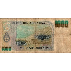 ARGENTINIEN - PICK 317 a - 1000 PESOS ARGENTINOS (1983-85)