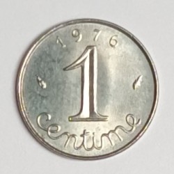 FRANCE - KM 928 - 1 CENTIME 1976 - TYPE EAR OF WHEAT