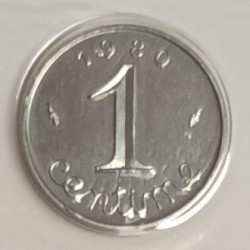 FRANKREICH - KM 928 - 1 CENTIME 1980 - TYP WEIZENKOLBEN