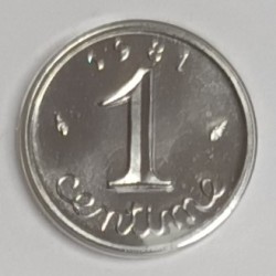 FRANCE - KM 928 - 1 CENTIME 1988 - TYPE EAR OF WHEAT