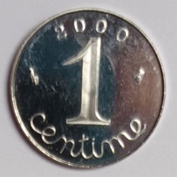 FRANCE - KM 928 - 1 CENTIME 2000 - TYPE EAR OF WHEAT