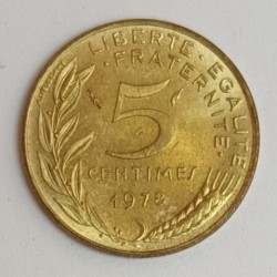 GADOURY 175 - 5 CENTIMES 1978 TYPE MARIANNE - SUP+ - KM 933