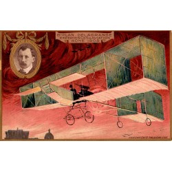 AVIATION - BIPLAN - DELAGRANGE - ROME 1908