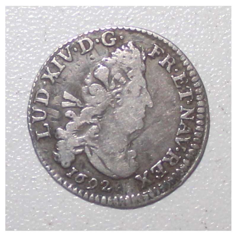 FRANCE - LOUIS XIV - 4 SOLS WITH 2 L - 1692 P - Dijon