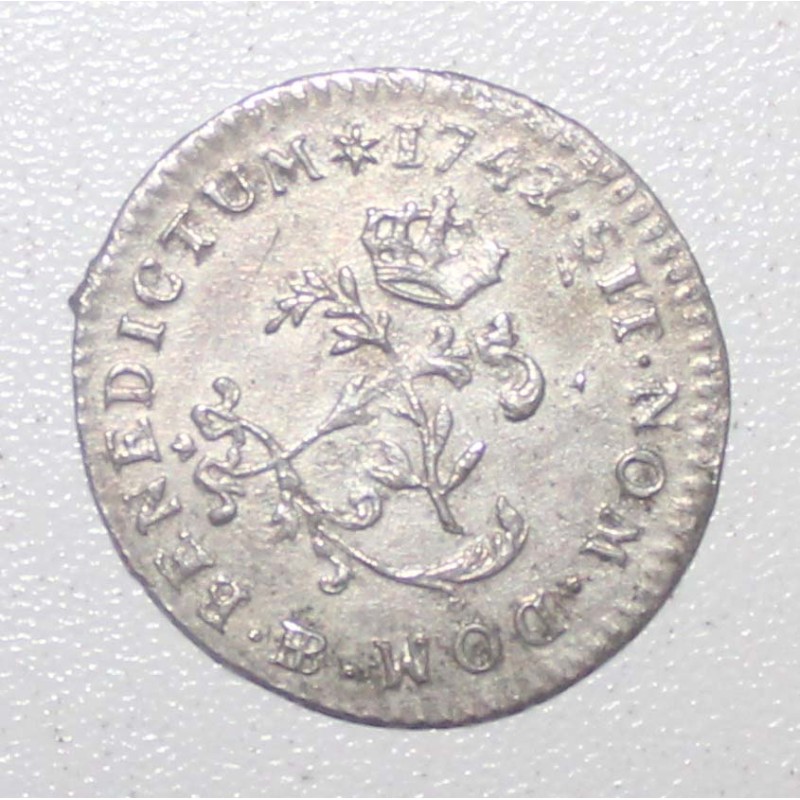 FRANCE - LOUIS XV - 2 SOLS 1742 BB - Strasbourg - Date 2 over 1