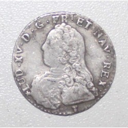 FRANKREICH - LOUIS XV - 1/10 ECU MIT OLIVENZWEIG 1736 9 - Rennes