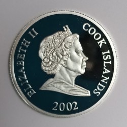 COOK ISLANDS - KM 1119 - 2 DOLLARS 2002 - 2004 OLYMPIC GAMES IN ATHENS