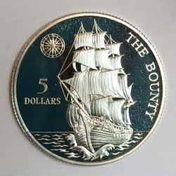 NIUE - KM 55 – 5 DOLLAR 1992 – THE BOUNTY