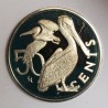 BRITISH VIRGIN ISLAND - KM 5 - 50 CENTS 1975 - ELIZABETH II - PELICANS