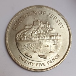 JERSEY - KM 44 - 25 PENCE -...