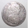 FRANKREICH - Gad 202 - LOUIS XIV - ECU MIT LANGEN HAAREN 1646 H - La Rochelle