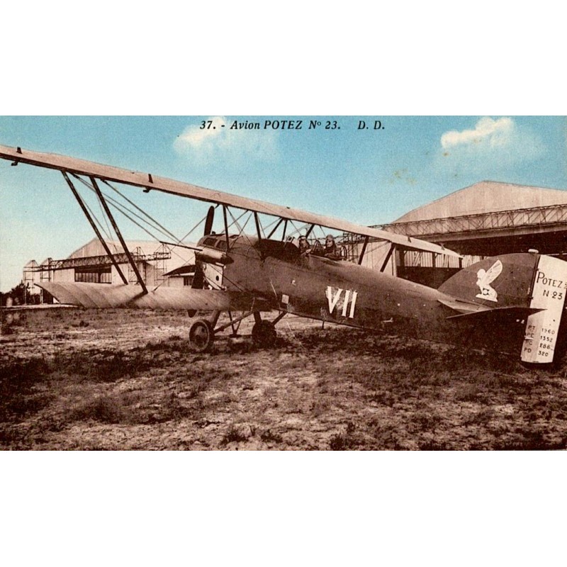 LUFTFAHRT - Flugzeug POTEZ nummer 23.