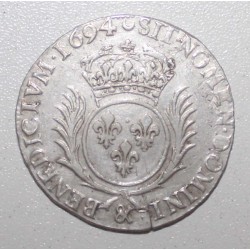 FRANKREICH - LUDWIG XIV - ECU MIT PALMEN - 1694 & - Aix