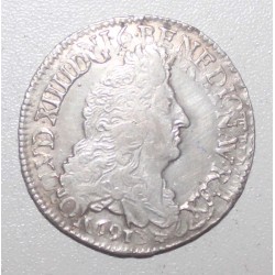 FRANKREICH - LOUIS XIV - ECU MIT 8 L 1691 A - Paris