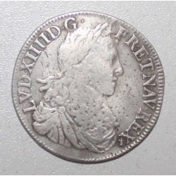 Gad 173 - LOUIS XIV - 1/2 ECU AU BUSTE JUVÉNILE 1667 - 9 - Rennes