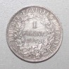 FRANKREICH - KM 822 - 1 FRANC 1872 A - Paris - TYP CERES