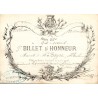 RÉCOMPENSE SCOLAIRE - BILLET D'HONNEUR - 1880