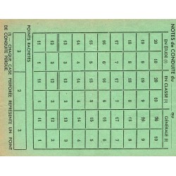 RÉCOMPENSE SCOLAIRE - TEMOIGNAGE DE SATISFACTION - 1952