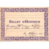 RÉCOMPENSE SCOLAIRE - BILLET D'HONNEUR - 28 fevrier 1915