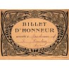 RÉCOMPENSE SCOLAIRE - BILLET D'HONNEUR