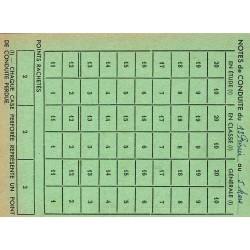 SCHULAUSZEICHNUNG – ZEUGNIS DER ZUFRIEDENHEIT – 1952