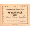 SCHOOL AWARD - TESTIMONY OF SATISFACTION - 1952