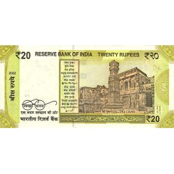 INDE - PICK 110 - 20 RUPEES - 2022