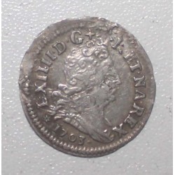 FRANKREICH - LOUIS XIV - 5 Sols mit Insignien - 1703 BB - Strasbourg